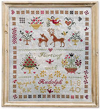 Flirting With Rudolph Sampler