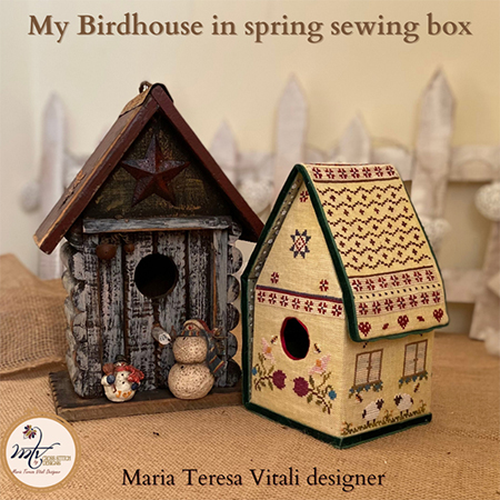 My Birdhouse in Spring Sewing Box