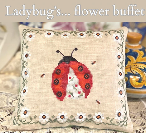 Ladybug's...flower buffet