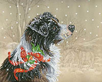 Christmas Collie Diamond Dotz Kit