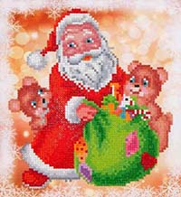 Santa & Teddies -  Diamond Dotz Kit