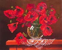 Red Poppies -  Diamond Dotz Kit