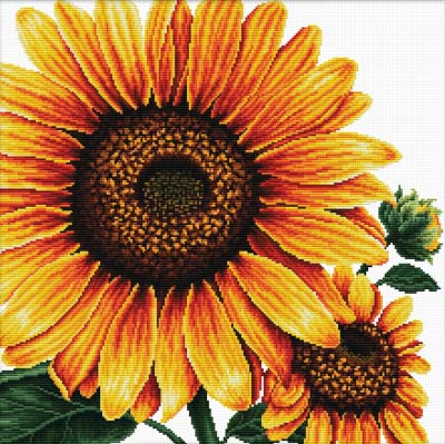 Sunflower -  No Count X-Stitch Kit
