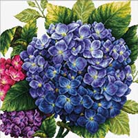 Hydrangea -  No Count X-Stitch Kit