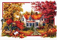 Autumn Comes -  No Count X-Stitch Kit