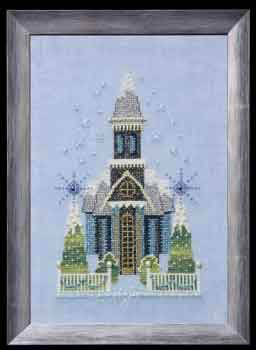 Little Snowy Blue Church 