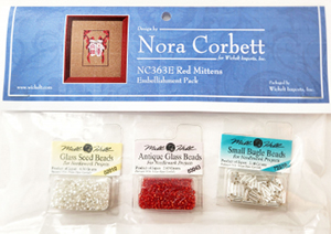 Red Mittens Embellishment Pack