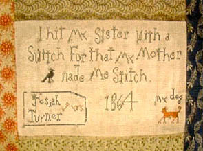 Josiah Turner's Sampler