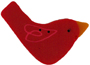 nh1118 Red Heart Wing Bird - Just Another Button Co
