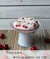 Pincushion With A Cherry On Top