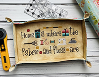 Home is Where the Fabric and Floss are
