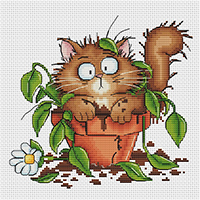 Potted Cat