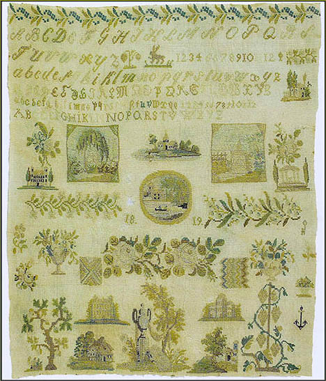Weeping Willow & Rose Sampler