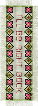 I'll Be Right Back Bookmark Kit