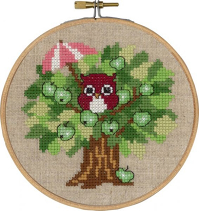 Summer Owl with Hoop Kit