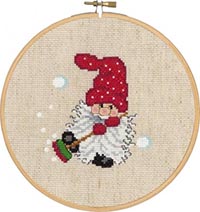 Elf with Broom Kit