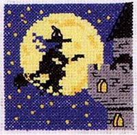 Witch on Broom Kit