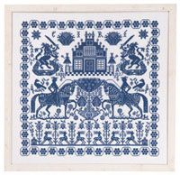 Sampler In Blue