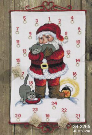 Santa with Cats Kit