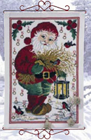 Old Saint Nick Advent Calendar  Kit