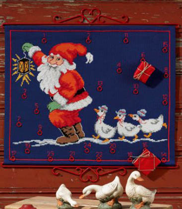 Santa Claus  Advent Calendar Kit