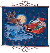 Santa Claus Advent Calendar Kit