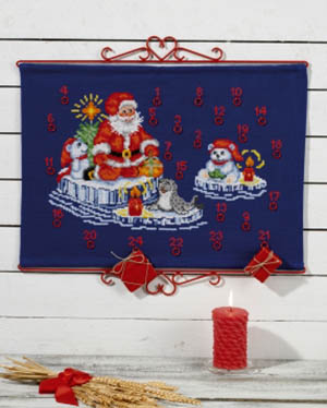 Santa Claus Advent Calendar Kit