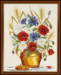 Poppies Cornflower Kit