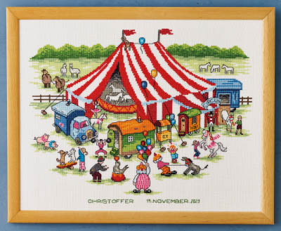 Circus Birth Announcement Kit