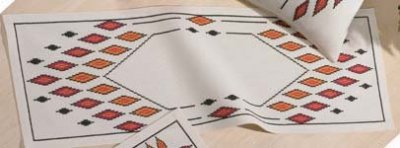 Modern Orange Table Runner Kit