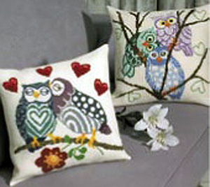 Owls Three Kit (Pillow on Right)