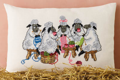 Sheep That Knits Cushion Kit