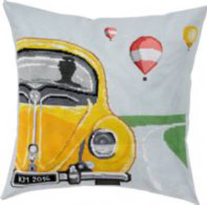 Yellow WV Bug Pillow Kit