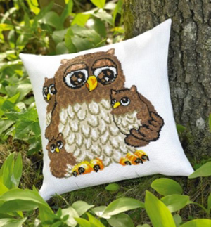 Owl Family Pillow Kit