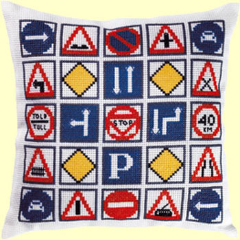 Traffic Signs Pillow Kit