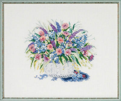 Basket with Flowers II Kit