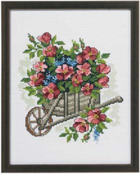Cart with Dog Rose Kit
