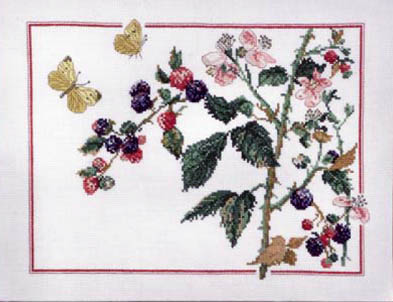 Butterfly and Blackberries Kit