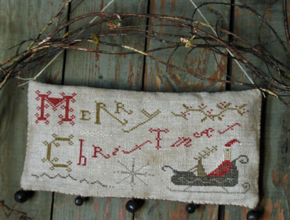 Merry Christmas Hanging Sampler