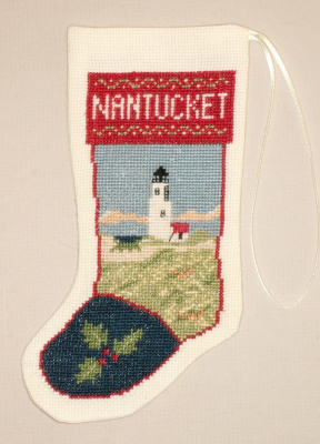 Nantucket Lighthouse Stocking Ornament Kit