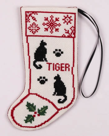 Cat Stocking Ornament Kit