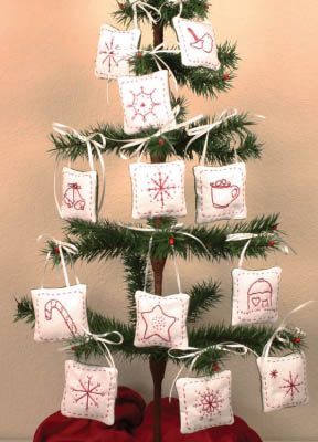 Redwork Susan Branch Ornaments Kit