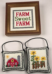 Farm Ornaments - set of 3 Kit