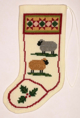 Colonial Sheep Stocking Ornament Kit