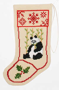 Panda Stocking Ornament Kit