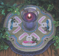 Little Candle Mats - Bunnies