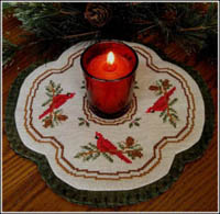 Little Candle Mats - Cardinals