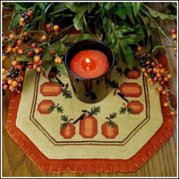 Little Candle Mats - Pumpkin Harvest