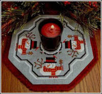 Little Candle Mats - Snowman