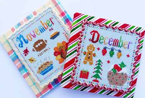 A Year in Little Stitches - November & December